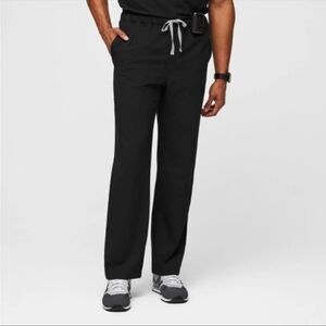 Men's Figs Technical Collection Cargo Scub Bottoms Black Small